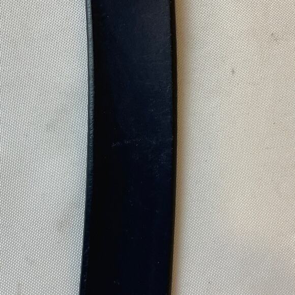 Ferragamo Leather Men's Belt, Blue - about 47 inches long - Picture 8 of 13